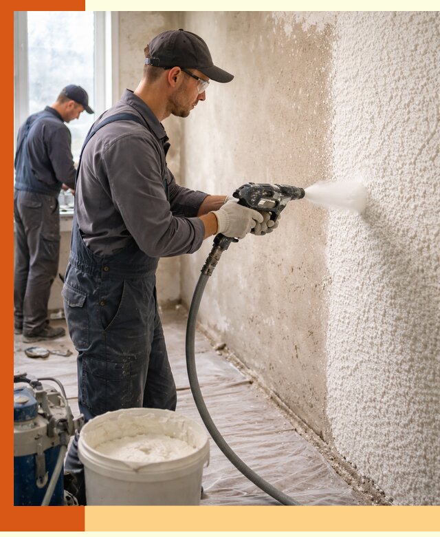 Утепление стен жидкой теплоизоляцией в Мелеузе для квартир и домов