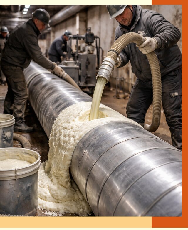 Утепление теплотрассы жидкой теплоизоляцией в Мелеузе от 4296 руб. | ТепломастерМлз