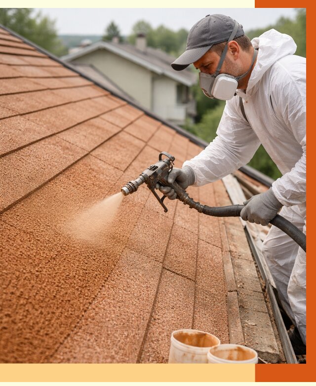 Утепление кровли жидкой пробкой в Мелеузе от 2762 руб./м² под ключ | ТепломастерМлз