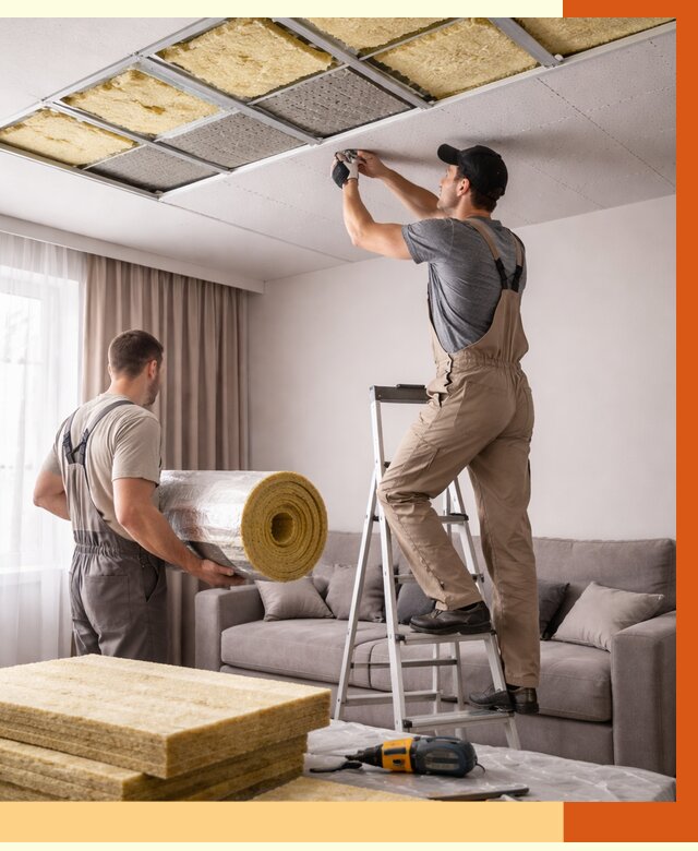 Шумоизоляция потолка в Мелеузе от 2302 руб. под ключ | Профессионально — ТепломастерМлз