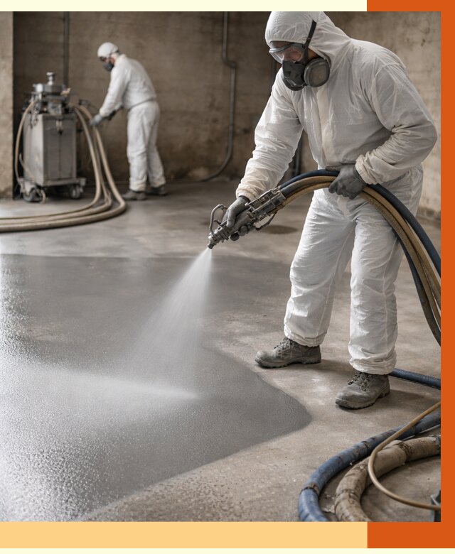 Гидроизоляция полимочевиной в Мелеузе от 8695 руб/м² — напыление полимерной гидроизоляции | ТепломастерМлз