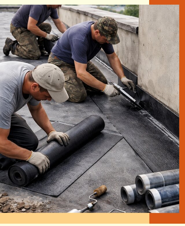 Гидроизоляция кровли в Мелеузе от 4603 руб. — профессиональная гидроизоляция крыши | ТепломастерМлз