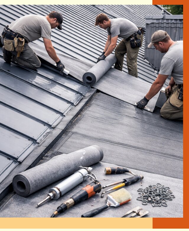 Гидроизоляция металлической кровли полимочевиной в Мелеузе от 8695 руб. | ТепломастерМлз