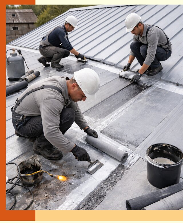 Гидроизоляция металлической кровли с гарантией в Мелеузе