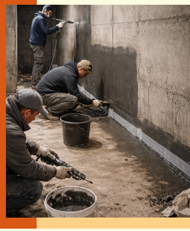 Гидроизоляция подвала в Мелеузе — комплексная защита от влаги