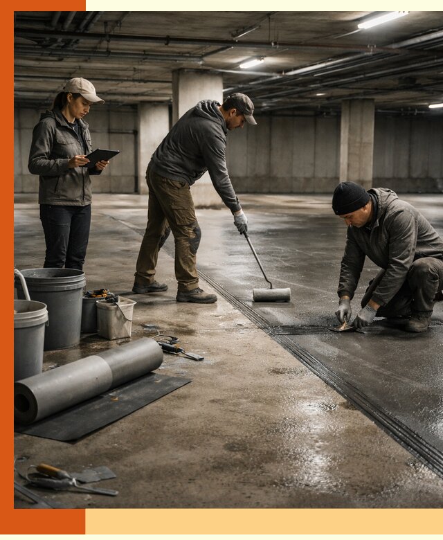 Гидроизоляция паркинга в Мелеузе: качественная защита зданий