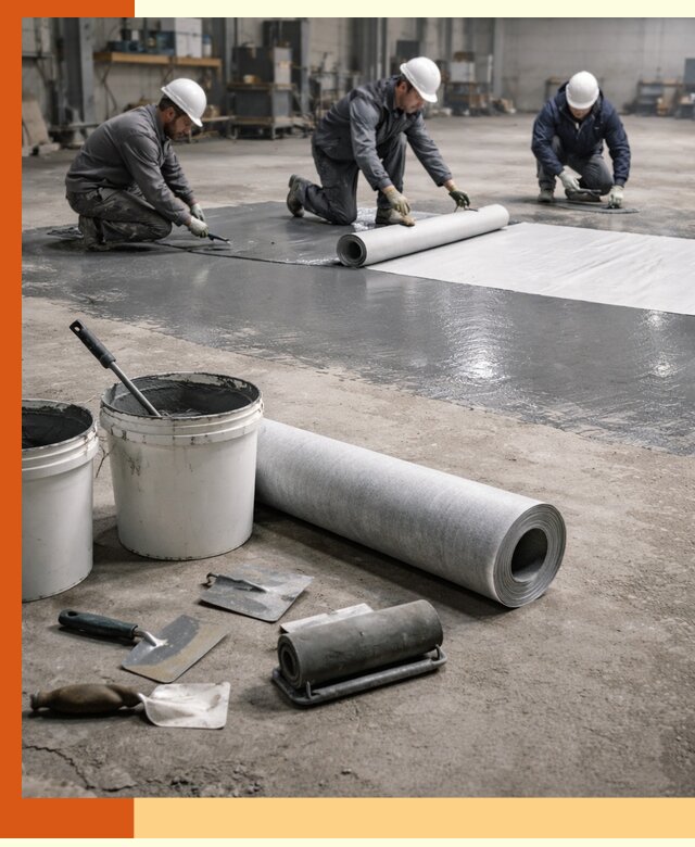 Гидроизоляция промышленного пола в Мелеузе — защита и долговечность