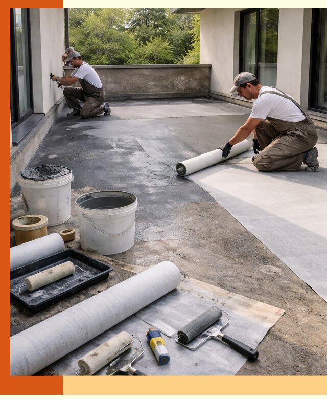 Гидроизоляция террасы в Мелеузе — надежная защита от влаги и протечек