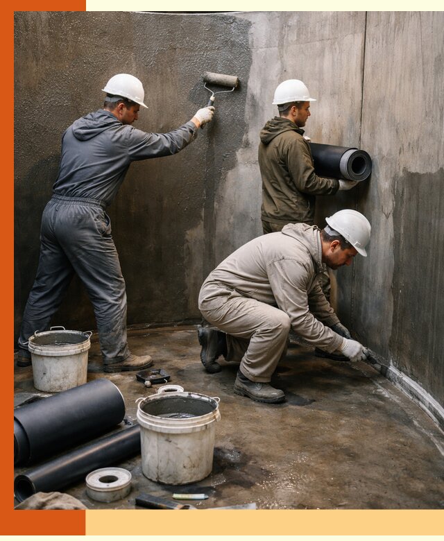 Гидроизоляция резервуара профессионально в Мелеузе