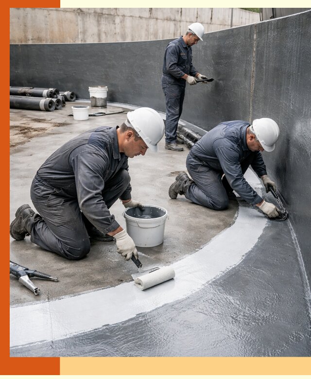 Гидроизоляция резервуара для топлива в Мелеузе