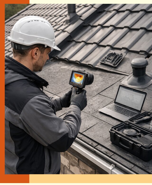 Тепловизионное обследование кровли в Мелеузе для выявления дефектов
