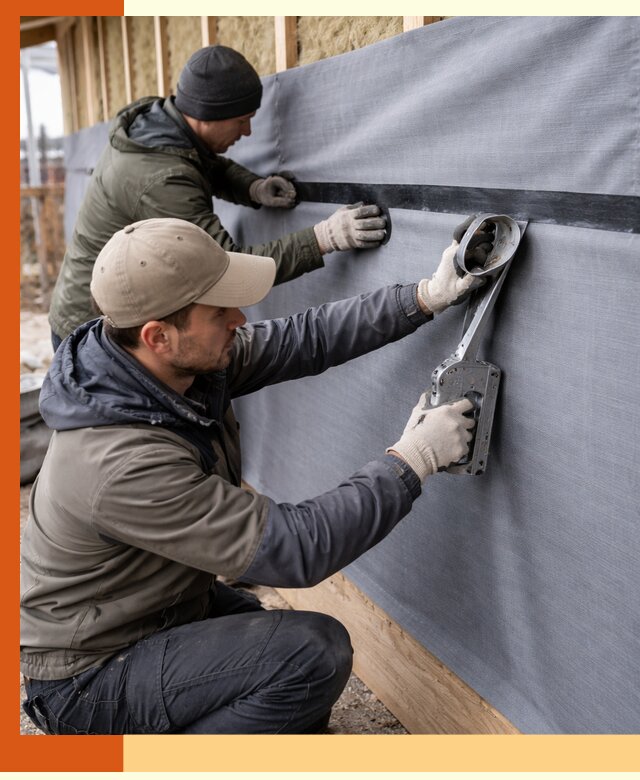 Монтаж ветроизоляции зданий и конструкций в Мелеузе