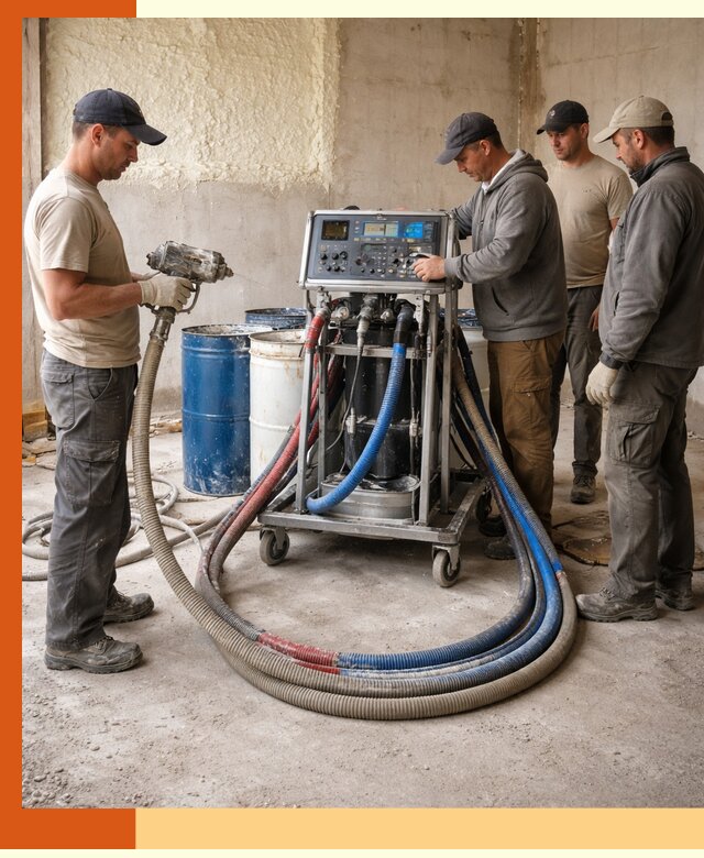 Аренда установки для напыления ППУ в Мелеузе на выгодных условиях